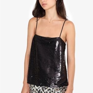 Cami NYC Black Sequin Camisole